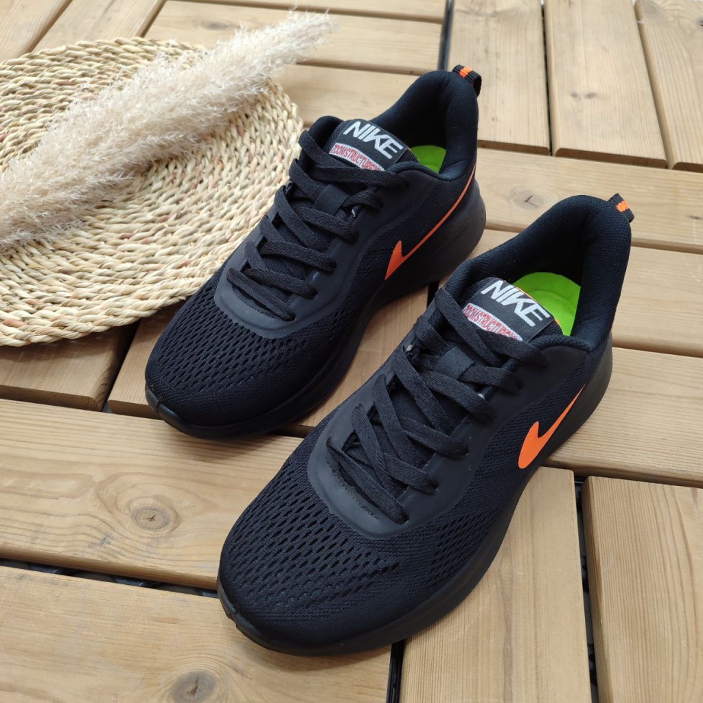 فروش فوق العاده کفش مدل نایک مردانه پسرانه به رنگ مشکی نایک مشکی نایک هلوگرامی با ارسال رایگان کد 3600