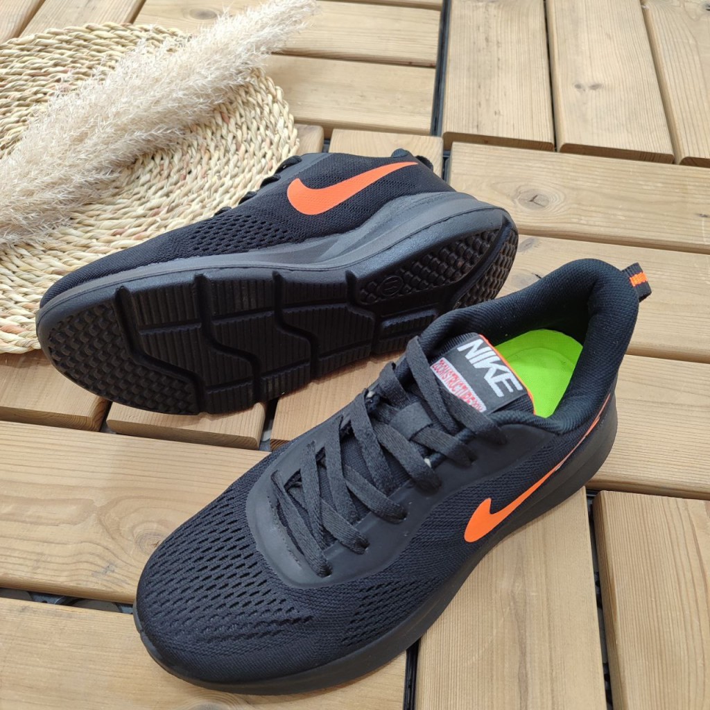 فروش فوق العاده کفش مدل نایک مردانه پسرانه به رنگ مشکی نایک مشکی نایک هلوگرامی با ارسال رایگان کد 3600