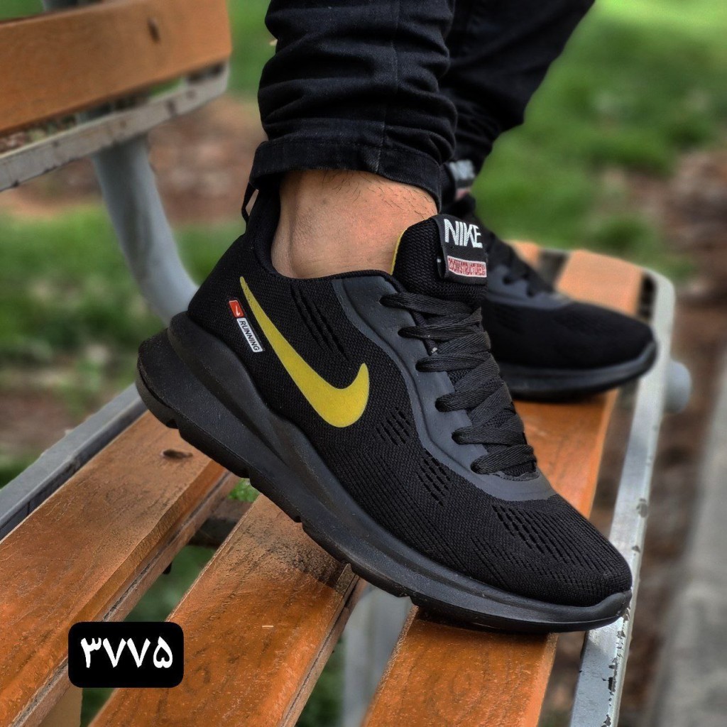 کفش اسپرت مردانه مدل گلد خاص و زیبا مشکی ارسال رایگان