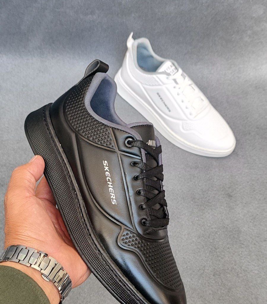 حراج بینظیر اسپرت پرطرفدار مردانه مدل اسکیچرز  رنگ مشکی