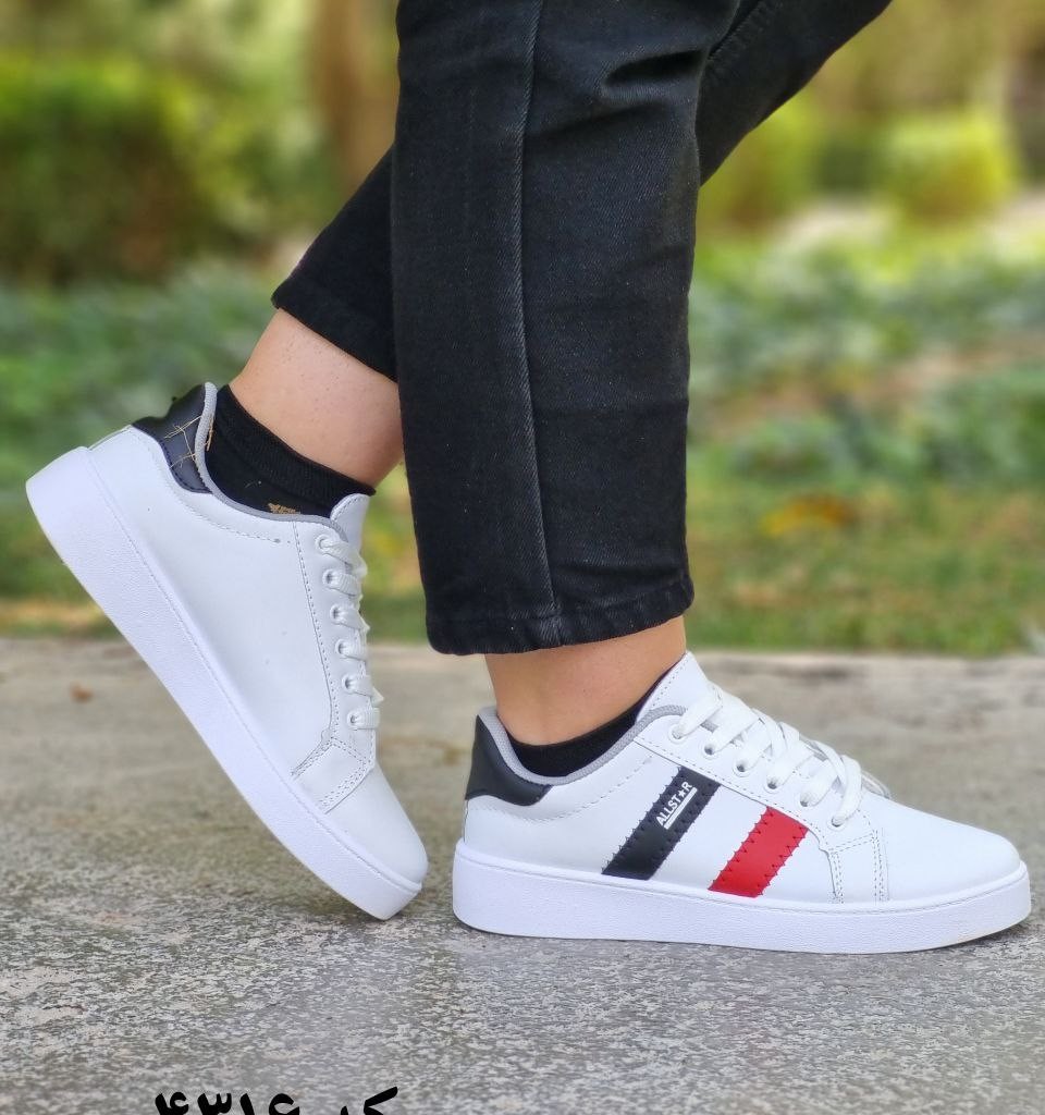 حراج فوق العاده  کفش اسپرت دخترانه  زنانه ونس  مدل ناسا سبک و خوش پا  رنگ   سفید با ارسال رایگان 4483