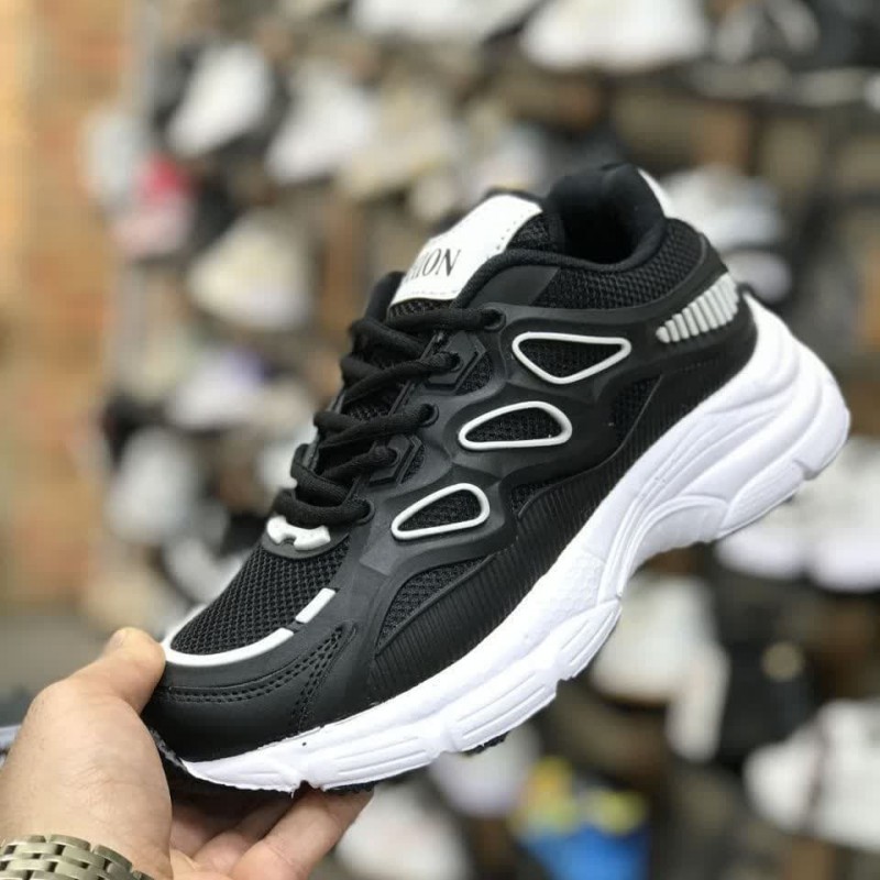 حراااااج کفش اسپرت دخترانه زنانه مدل  اشکی شیک و جذاب رنگ مشکی سفید با ارسال رایگان