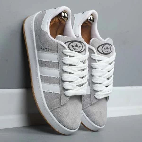 حراج فوق العاده ویژه کفش اسپرت ونس مردانه پسرانه مدل کامپوس campus  شیک و خاص  رنگ طوسی سفید  با ارسال رایگان