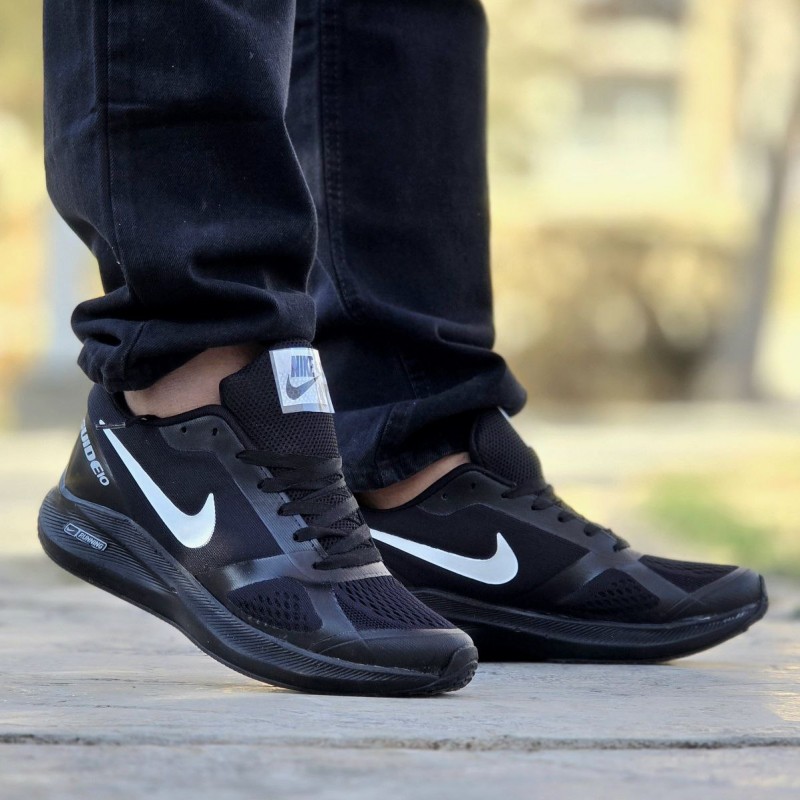 حراج فوق العاده کفش کتونی مردانه و پسرانه مدل نایک رنگ مشکی تمام نایک سفید با کیفیت درجه یک و یه کار عالی با ارسال رایگان