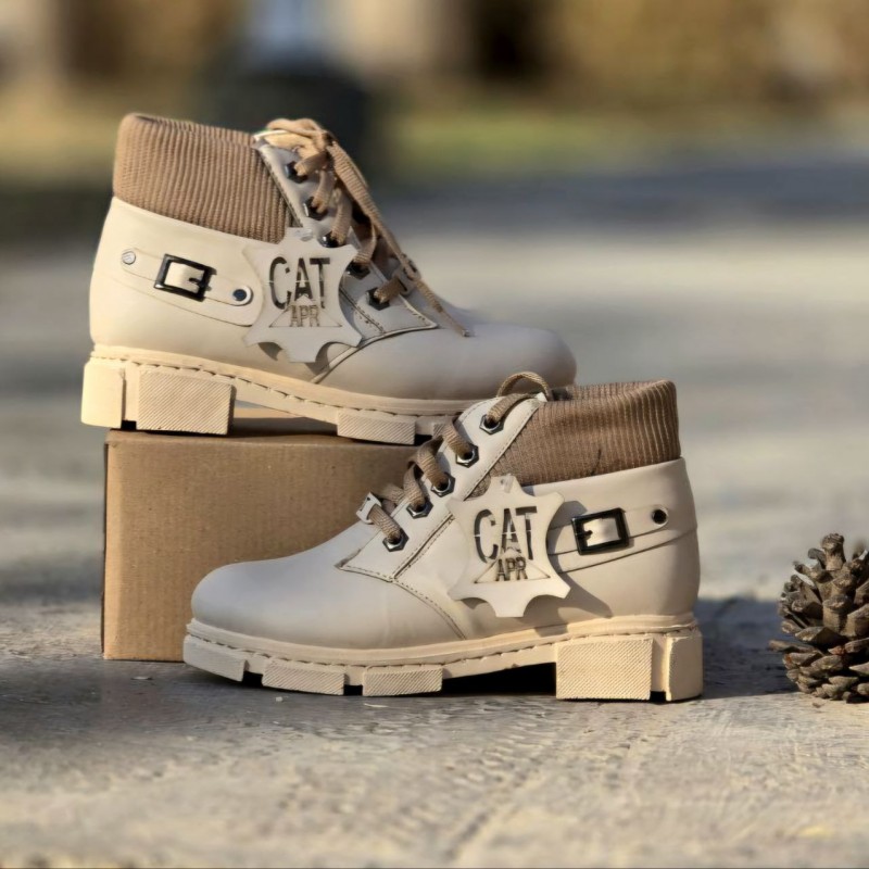 فروش فوق العاده نیم بوت بچگانه طبی  بسیار جذاب رنگ کرم قهوه ای باارسال رایگان