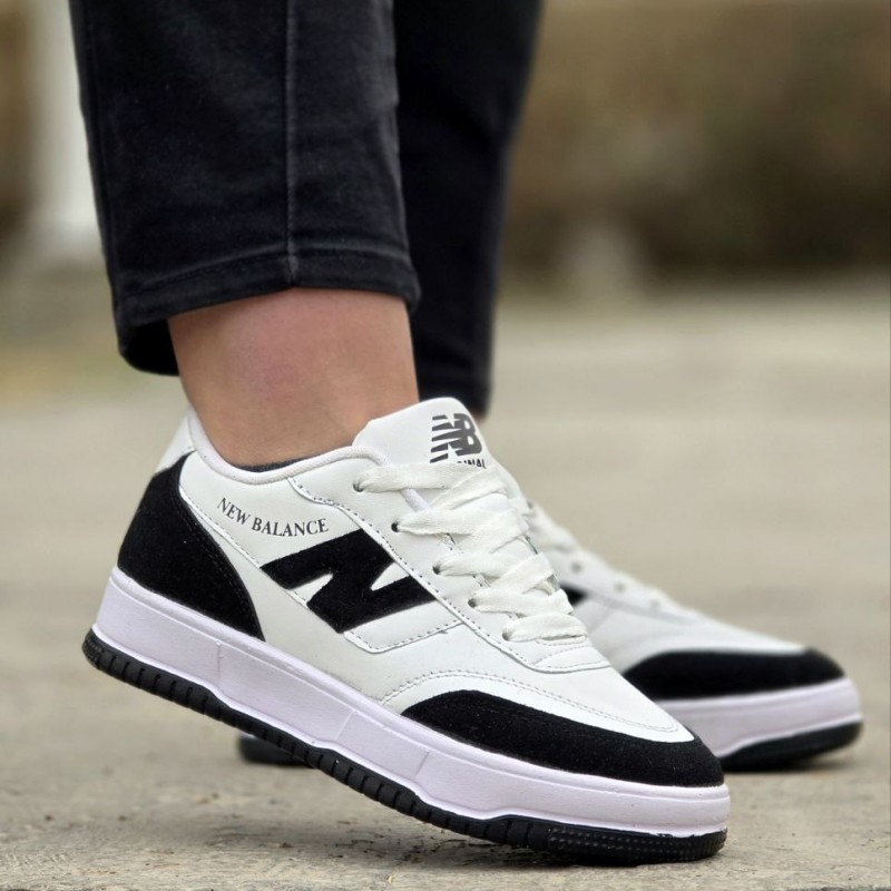 فروش فوق العاده کفش کتونی اسپرت ونس زنانه شیک و جذاب رنگ سفید مشکی باارسال رایگان