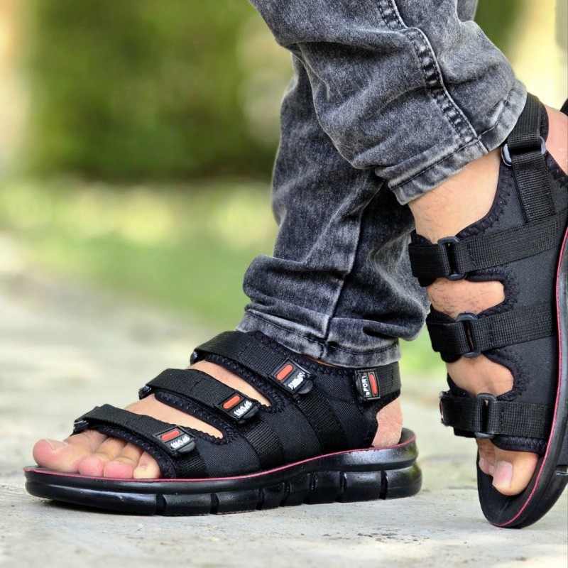 حراج فوق العاده  صندل چسبی طبی مردانه پرفروش و خاص رنگ مشکی باارسال رایگان