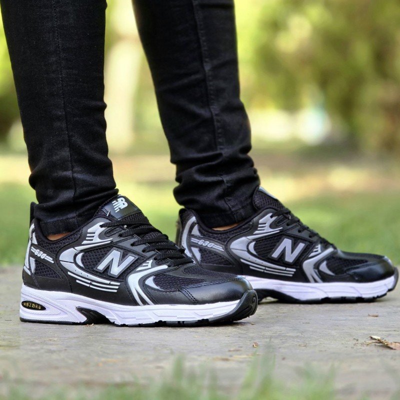 حراج ارزان کفش ست اسپرت مردانه زنانه مدل نیوبالانس 530 بسیار خاص رنگ مشکی طوسی  با ارسال رایگان