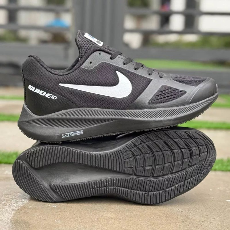 حراج ایده ال کفش کتونی اسپرت مردانه  پسرانه مدل نایک اسپیسر بی نظیر و جذاب رنگ مشکی نایک سفید با ارسال رایگان