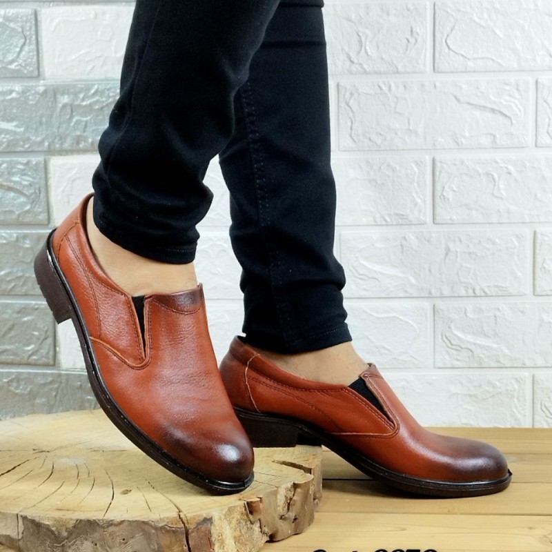 کفش مجلسی اداری مردانه پسرانه مدل چرم طبیعی تبریز زیره طبی با کیفیت باورنکردنی  2279