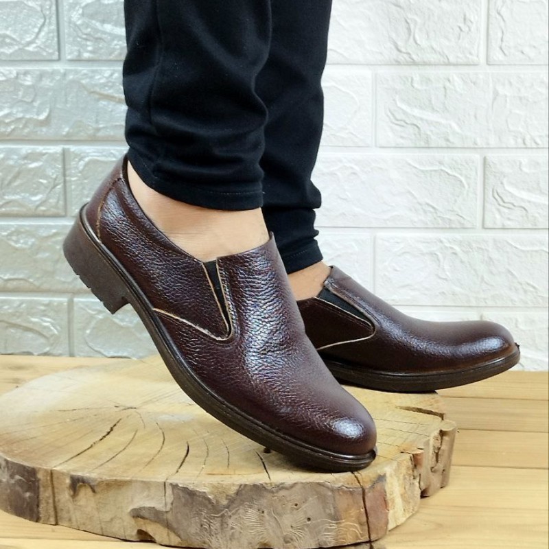 کفش مجلسی اداری مردانه پسرانه مدل چرم طبیعی تبریز زیره طبی زیره تزریق مستقیم  2270