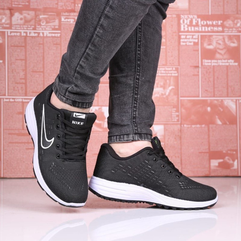 کفش اسپرت کتونی پسرانه مردانه مدل جذاااب نایک رویه پارچه ای راحت 3018