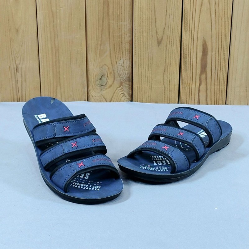 دمپایی صندل تابستانه  بچگانه  پسرانه زیره طبی محکم قابل شستشو  سرمه ای  با ارسال رایگان