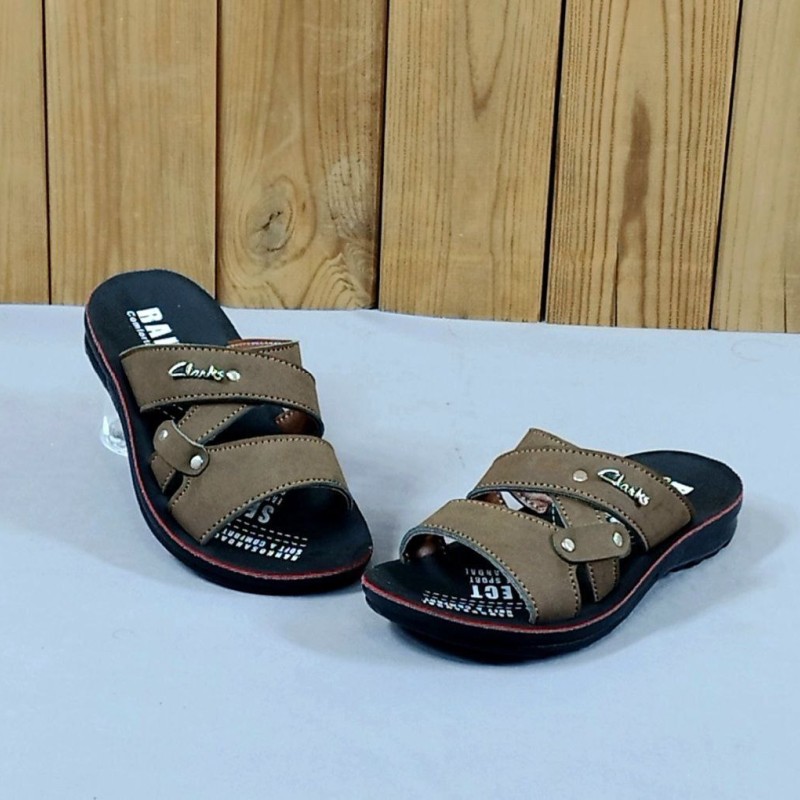 دمپایی صندل تابستانه  بچگانه  پسرانه زیره طبی  و نرم قابل شستشو قهوه ای   با ارسال رایگان