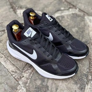 حراج بی مانند  کفش کتونی اسپرت مردانه  پسرانه مدل نایک اسپیسر بسیار عالی و کاربردی رنگ مشکی نایک رنگین کمان با ارسال رایگان