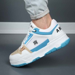 حراج جدید کفش اسپرت  Amiri (امیری) مردانه پسرانه فوق العاده راحت رنگ  سفید طوسی با ارسال رایگان