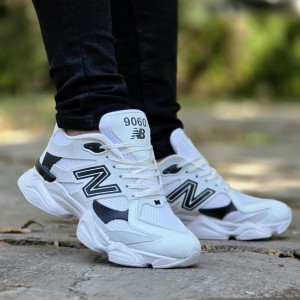 حراج عالی کفش کتونی اسپرت مردانه و پسرانه مدل نیوبالانس 9060 باکیفیتی بی نظیر رنگ مشکی سفید با ارسال رایگان