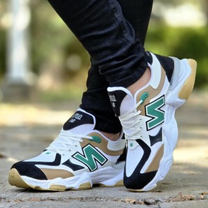 فروش  عالی کفش کتونی اسپرت مردانه و پسرانه مدل نیوبالانس 9060 پر طرفدار و جذاب  رنگ سفید مشکی  با ارسال رایگان