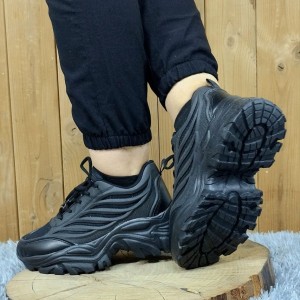 بروز ترین کفش اسپرت کتونی زنانه دخترانه  مدل یاموتا  زیبا  شیک و بروز  رنگ مشکی تمام کد 4557