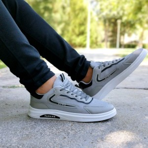 آف خفن این هفته کفش کتونی ونس مدل FA_3 فوق العاده شیک طوسی سفید 3519