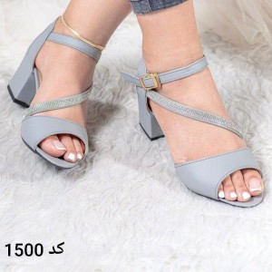 کفش مجلسی زنانه دخترانه راحتی مدل سارا طوسی خوش رنگ چرمی با کیفیت و سبک 1500