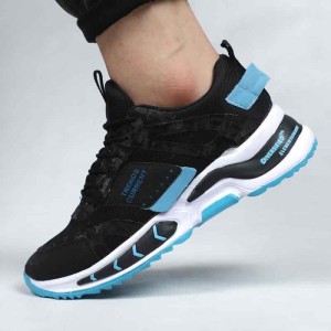 شیک ترین این هفته کفش اسپرت کتونی  مردانه پسرانه سبک و جذاب مدل ترند مشکی ابی 3332