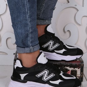 کفش کتونی اسپرت مردانه و پسرانه مدل نیوبالانس مشکی شیک و جذاب 3700