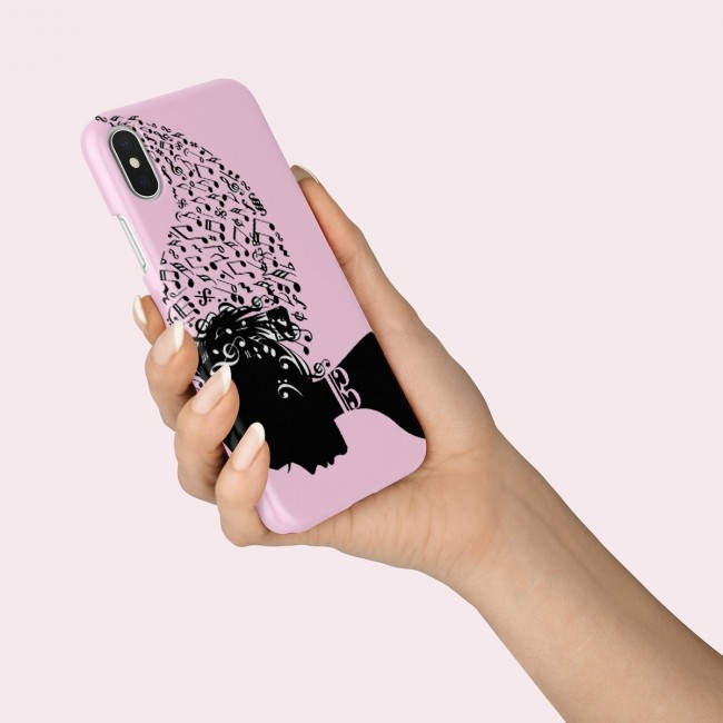 قاب موبایل دخترموسیقی