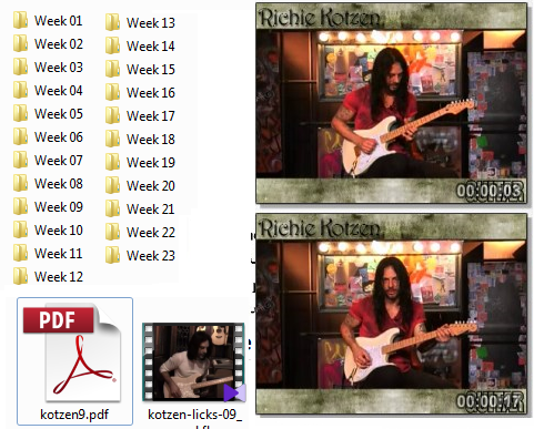Guitar Word . Richie Kotzen's Lick of the week