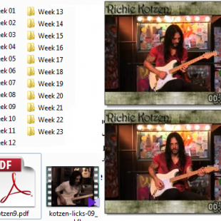 Guitar Word . Richie Kotzen's Lick of the week