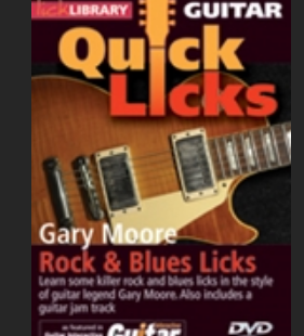 Gary Moore rock and blues licks