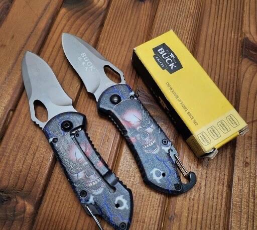 چاقو تاشو برند باک تیغه ضد زنگ