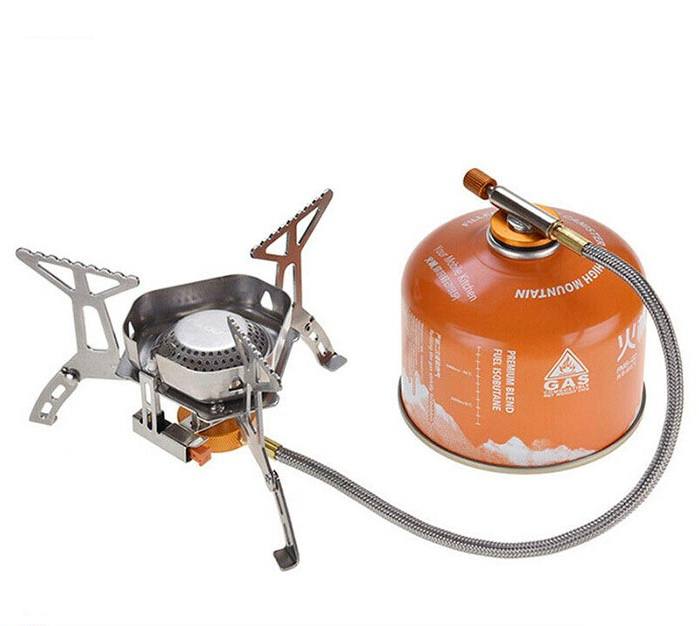 خوراکپز مسافرتی  تک  شعله قوی برند کمپسور + کپسول گاز