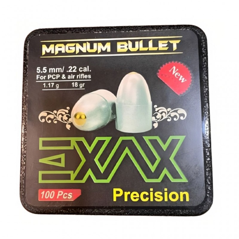 ساچمه تفنگ بادی کالیبر ۵/۵ برند اگزگت  مدل سربرنجی  گرین ۲۵