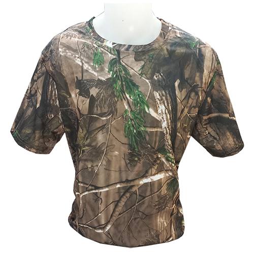 تی شرت استتار طرح شاخ و برگی