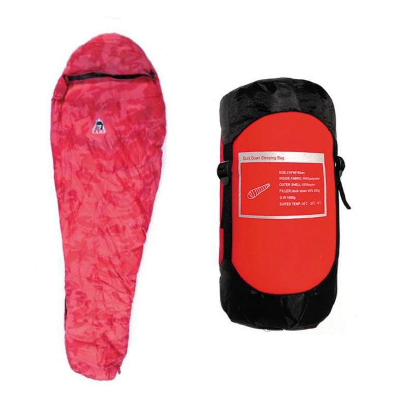 کیسه خواب برند کمپ داخل قو