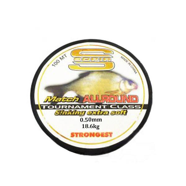 نخ ماهیگیری S جنس نایلونی ۱۰۰ متری