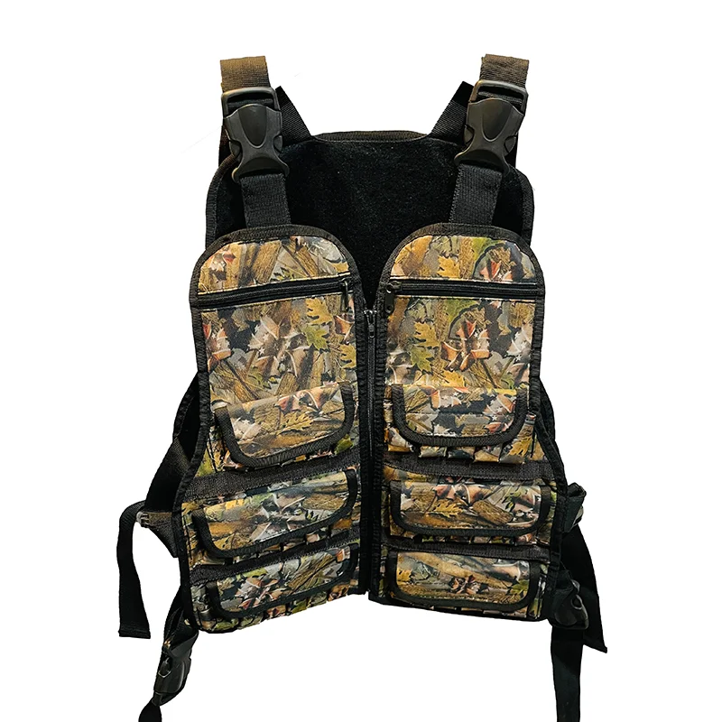 جلیقه مخصوص شکار و ماهیگیری طرح شاخ و برگی