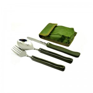 ست مسافرتی قاشق, چنگال و چاقو تاشو مسافرتی