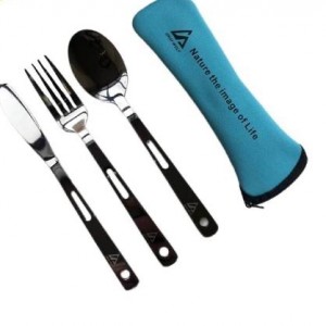 قاشق،چنگال،چاقو مسافرتی جنس استیل