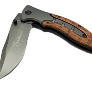 چاقو شکاری تاشو برند برونینگ سایز متوسط تیغه زد زنگ