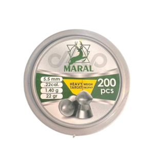 ساچمه تفنگ بادی کالیبر 5.5  برند مارال صادراتی گرین 22