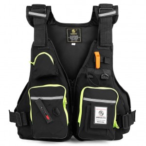 جلیقه ماهیگیری | جلیقه نجات مشکی