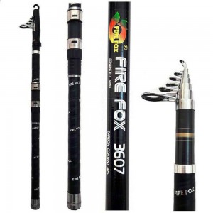 چوب ماهیگیری فایر فاکس متراژ 3/60 کربن 80٪