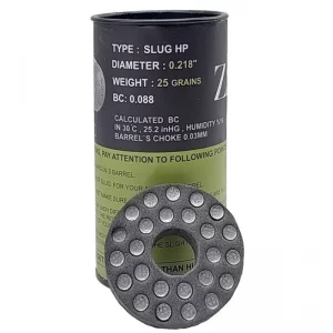 ساچمه تفنگ بادی کالیبر۵/۵ برند ZRN اسلاگ گرین ۲۵