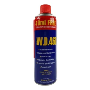 اسپری روغن چندمنظوره سلاح و تفنگ مدل WD-460 حجم ۴۴۰ سی سی