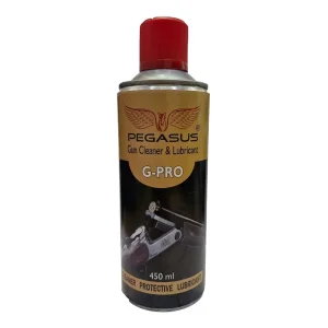 اسپری پاک‌کننده، روان‌کار و محافظ سلاح پگاسوس (PEGASUS) مدل G-PRO حجم ۴۵۰ میلی‌لیتر