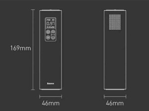 پمپ باد و چراغ‌قوه بیسوس Baseus Super Mini Inflator Pump CRCQ00000