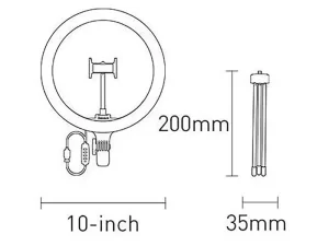 رینگ لایت بیسوس Baseus Live Stream Holder-table Stand CRZB10-A01