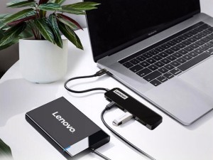 هاب و رم‌ریدر تایپ‌سی با 5 پورت لنوو Lenovo 5 in 1 USB-C HUB HDMI 4K EH05